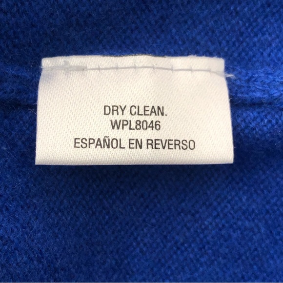 CHARTER CLUB Luxury Cashmere Royal Blue Sweater – Women’s M - Picture 7 of 7